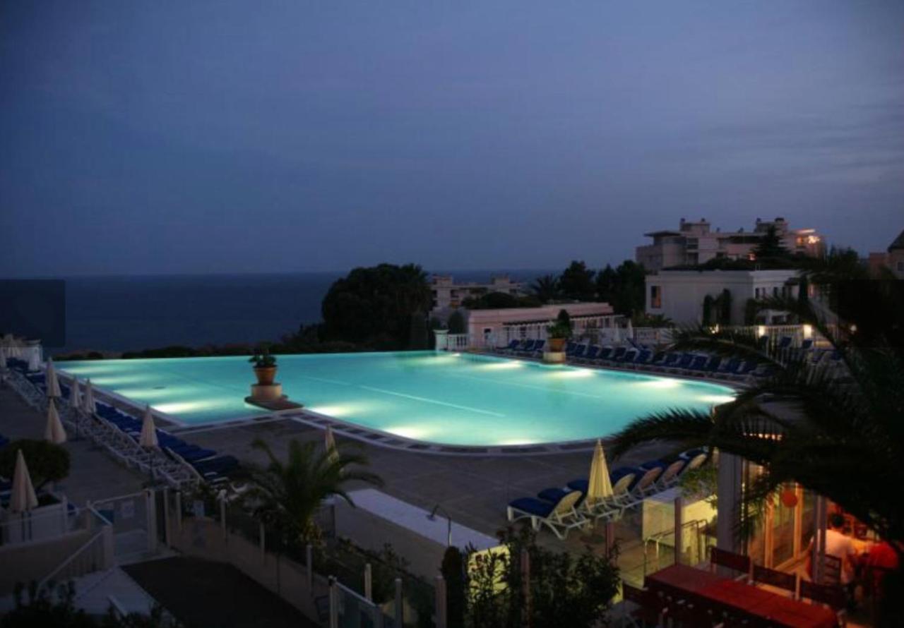 Exceptionnel Sur Cannes Vue Mer Piscine Exteriér fotografie