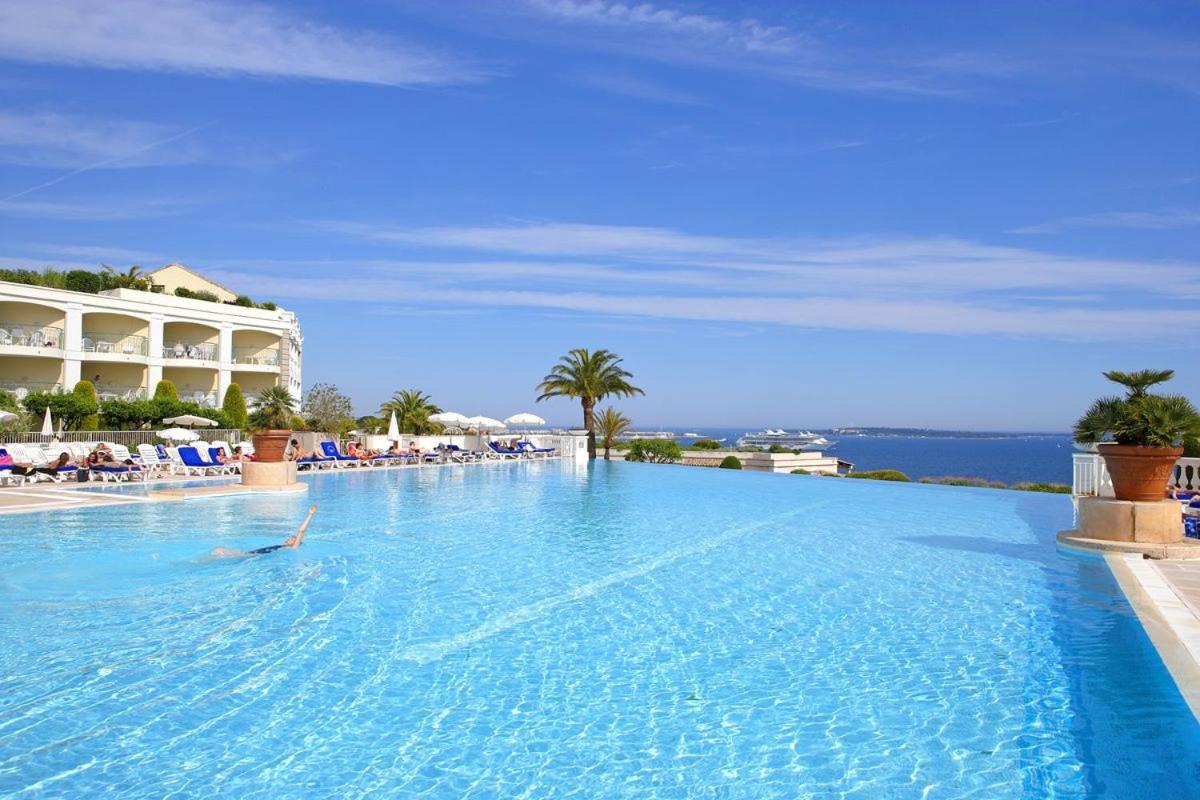 Exceptionnel Sur Cannes Vue Mer Piscine Exteriér fotografie