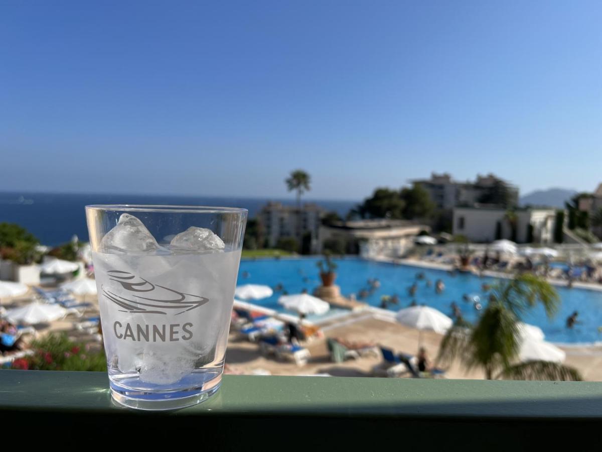 Exceptionnel Sur Cannes Vue Mer Piscine Exteriér fotografie