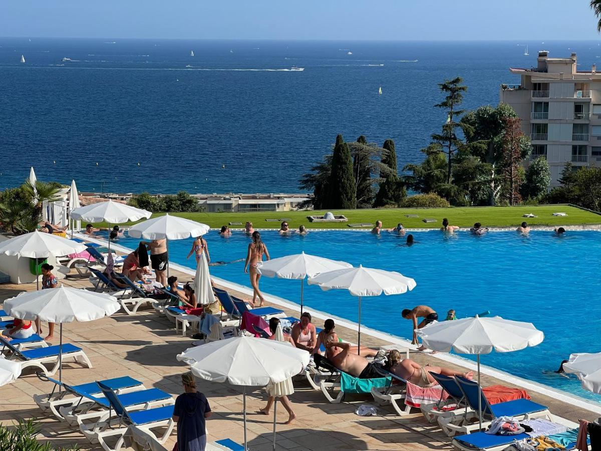 Exceptionnel Sur Cannes Vue Mer Piscine Exteriér fotografie